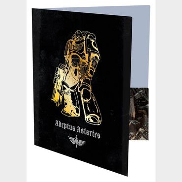 Ultra Pro: Warhammer 40000: Space Marines: Adeptus Astartes Debossed And Printed Codex Book Folio