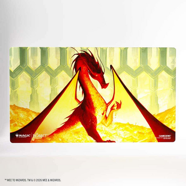 Gamegenic: Magic The Gathering: Hob The Hobbit: Shiny Playmat: Smaug The Golden