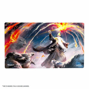 Gamegenic: Magic The Gathering: Hob The Hobbit: Shiny Playmat: Gandalf Shadow's Foe