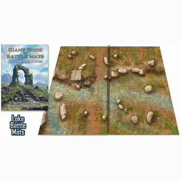 GIANT BOOK OF BATTLE MATS: WILDS WRECKS AND RUINS