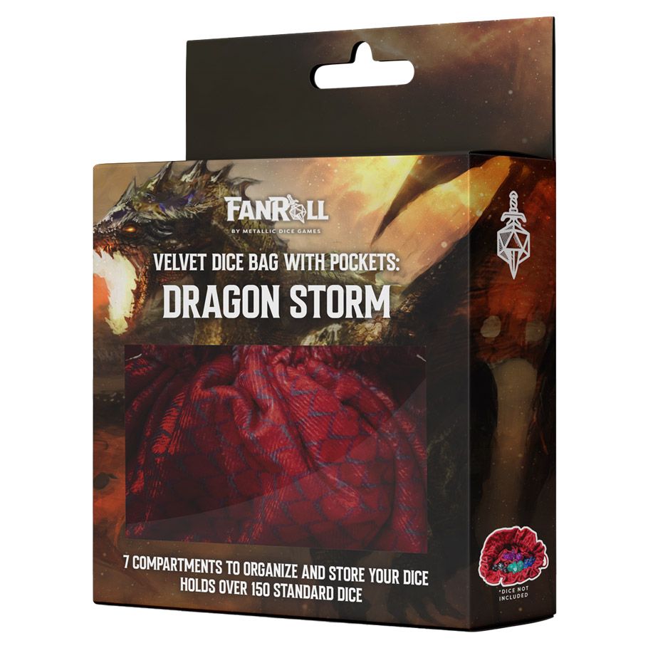 Dice Bag: Dragon Storm: Red Dragon Scales