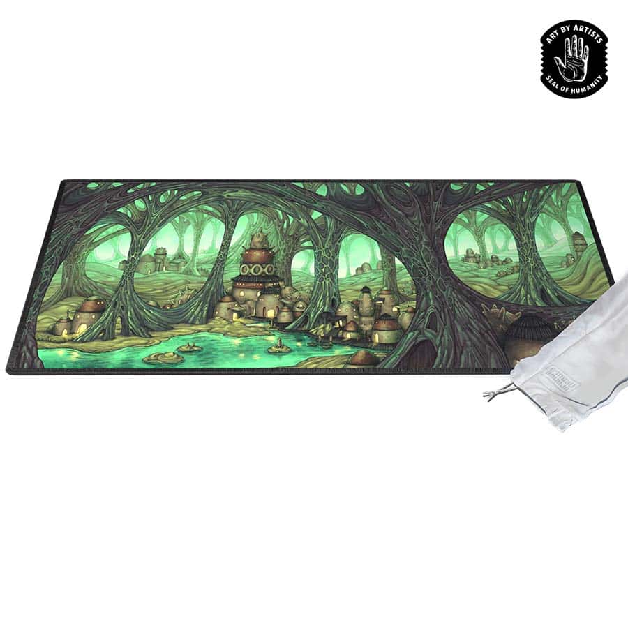 Curator: Arcane Landscapes: The Caverns Playmat
