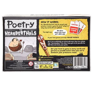 Poetry For Neanderthals