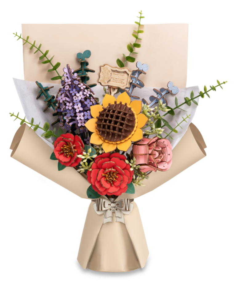 Rowood Wooden Flower Bouquet