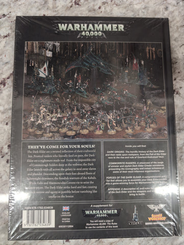 Codex Dark Eldar 7th Edition Warhammer 40K Games Workshop