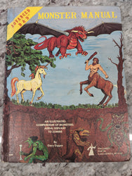 1978 Dungeons & Dragons Monster Manual Advanced D&D Vintage Original