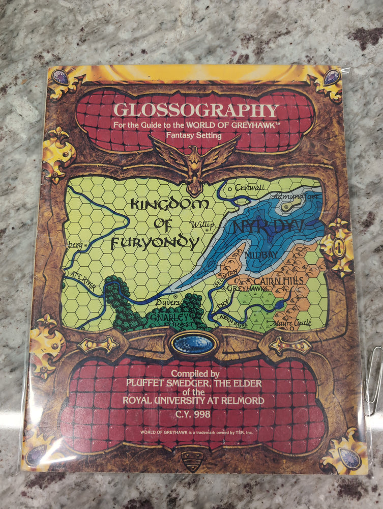 Glossography Guide to the World of GreyHawk Advanced D&D Dungeons & Dragons
