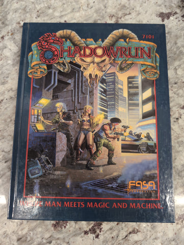 Shadowrun Where Man Meets Magic And Machine Hardcover Book