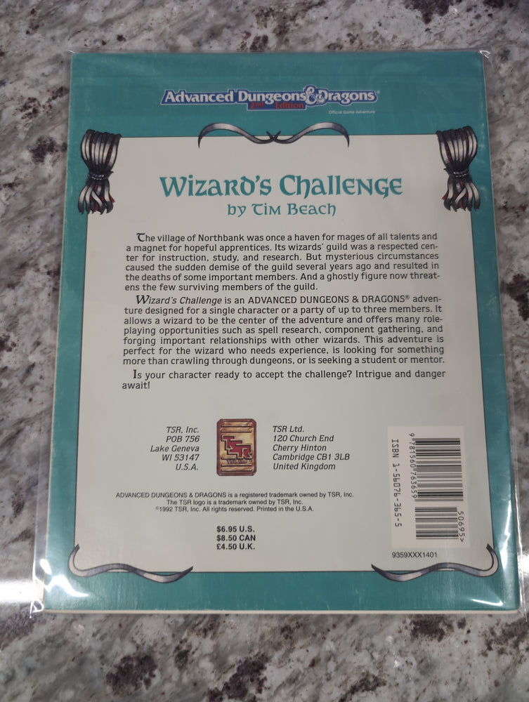 Wizard's Challenge (Adventure Module HHQ2) (TSR 9359) - #163592 - 2nd Edition