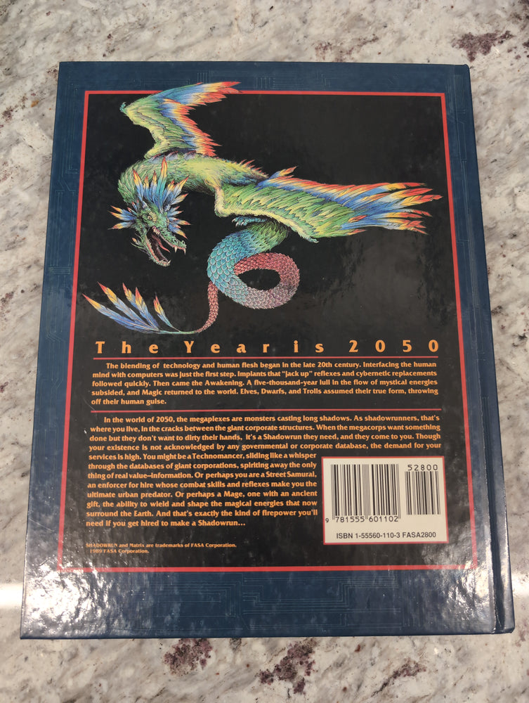 Shadowrun Where Man Meets Magic And Machine Hardcover Book