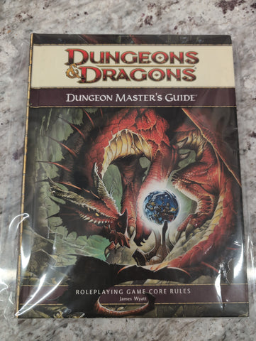 Dungeons and & Dragons D&D Dungeon Master’s Guide Core Rules 4th Ed HC 2008