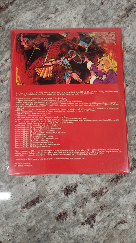 AD&D C2 The Ghost Tower of Inverness VG Allen Hammack ORIGINAL