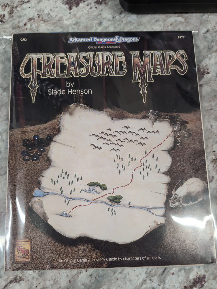Advanced Dungeons and Dragons, 2nd Edition: GR3 Treasure Maps by Slade Henson