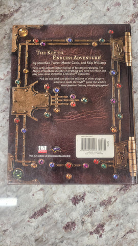 Dungeons & Dragons Player's Handbook: Core Rulebook 1 - Hardcover 3.0