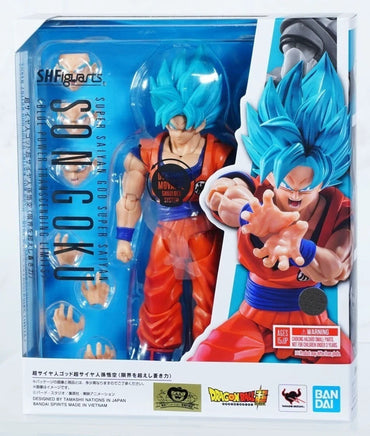 Bandai Tamashii Nations S.H.Figuarts Super Saiyan God Super Saiyan Son Goku (Blue Power Transcending Limits) “Dragon Ball”
