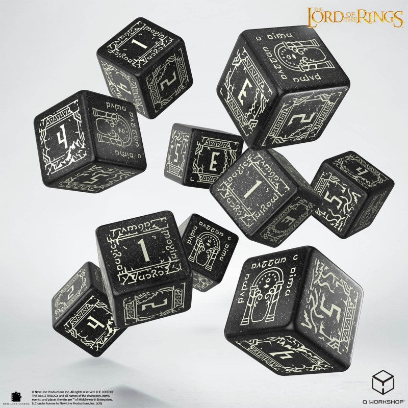 The Lord of the Rings: Moria 10xD6 Glow in the dark Dice Set