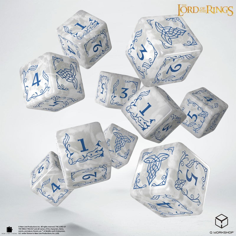 The Lord of the Rings: Rivendell 10xD6 Dice Set - Stone