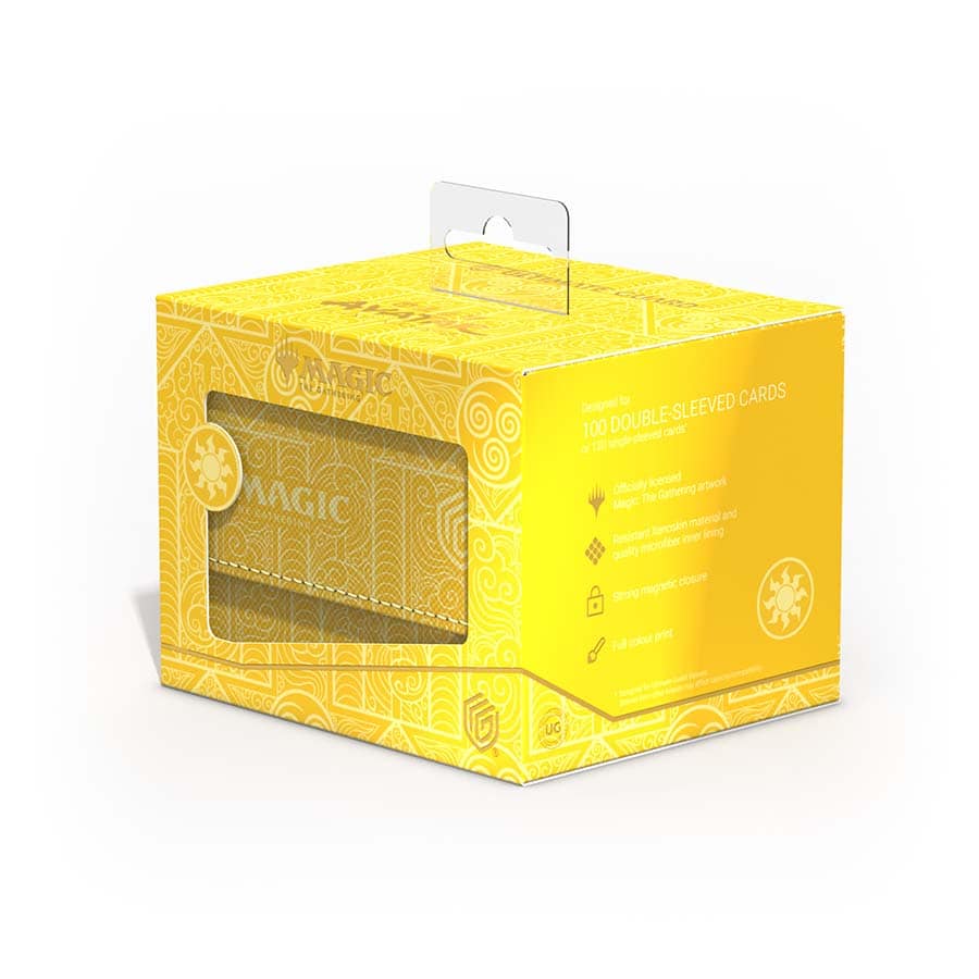 Ultimate Guard: Magic The Gathering: Deck Case Sidewinder 100 Xenoskin: Tla Avatar The Last Airbender: Mana Symbol White