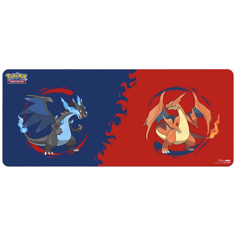 Ultra Pro: Pokemon: Mega Charizard X And Mega Charizard Y Table Playmat (6ft)