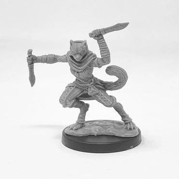 Next Level Miniatures: Catfolk Huntress and Sorceror