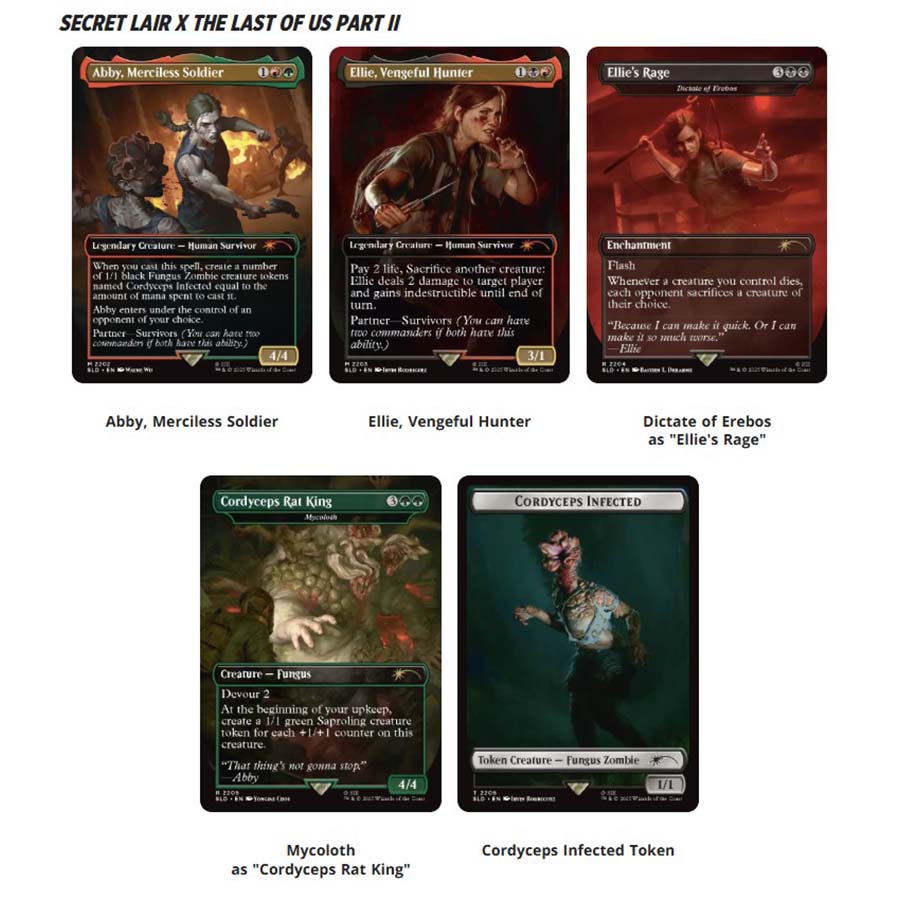 Magic The Gathering: Secret Lair Drop: The Last Of Us Part Two: Path Of Retribution (Nonfoil)