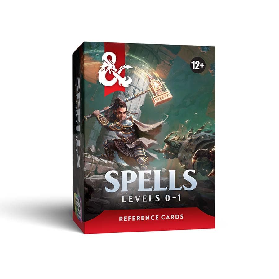 Dungeons And Dragons Reference Cards: Spells 1 (levels 0-1)
