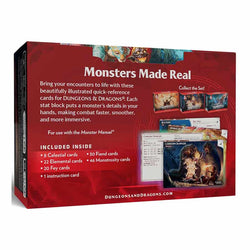 dungeons And Dragons Reference Cards: Monsters (mystical And Menacing)