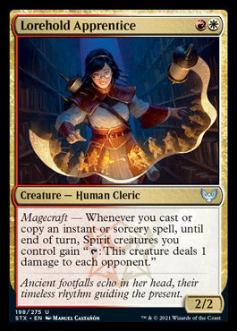 mtg lorehold cards Commander 2021 : Legacies (RW) Twenty Sided Return target artifact or creature card with mana value 2 or less from your graveyard to the battlefield Lorehold Charm Secrets of