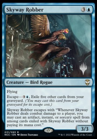 Skyway Robber (Promo Pack) [Streets of New Capenna Commander Promos]