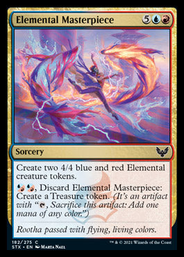 mtg masterpiece cards Elemental Masterpiece [Strixhaven: School of Mages]