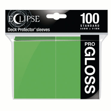 Eclipse Gloss Standard Sleeves: Lime Green (100)