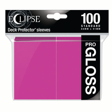 Eclipse Gloss Standard Sleeves: Hot Pink (100)