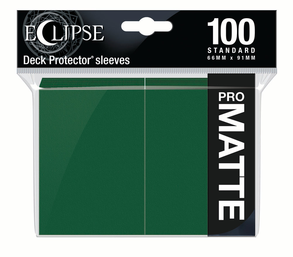 Eclipse Matte Standard Sleeves: Forest Green (100)