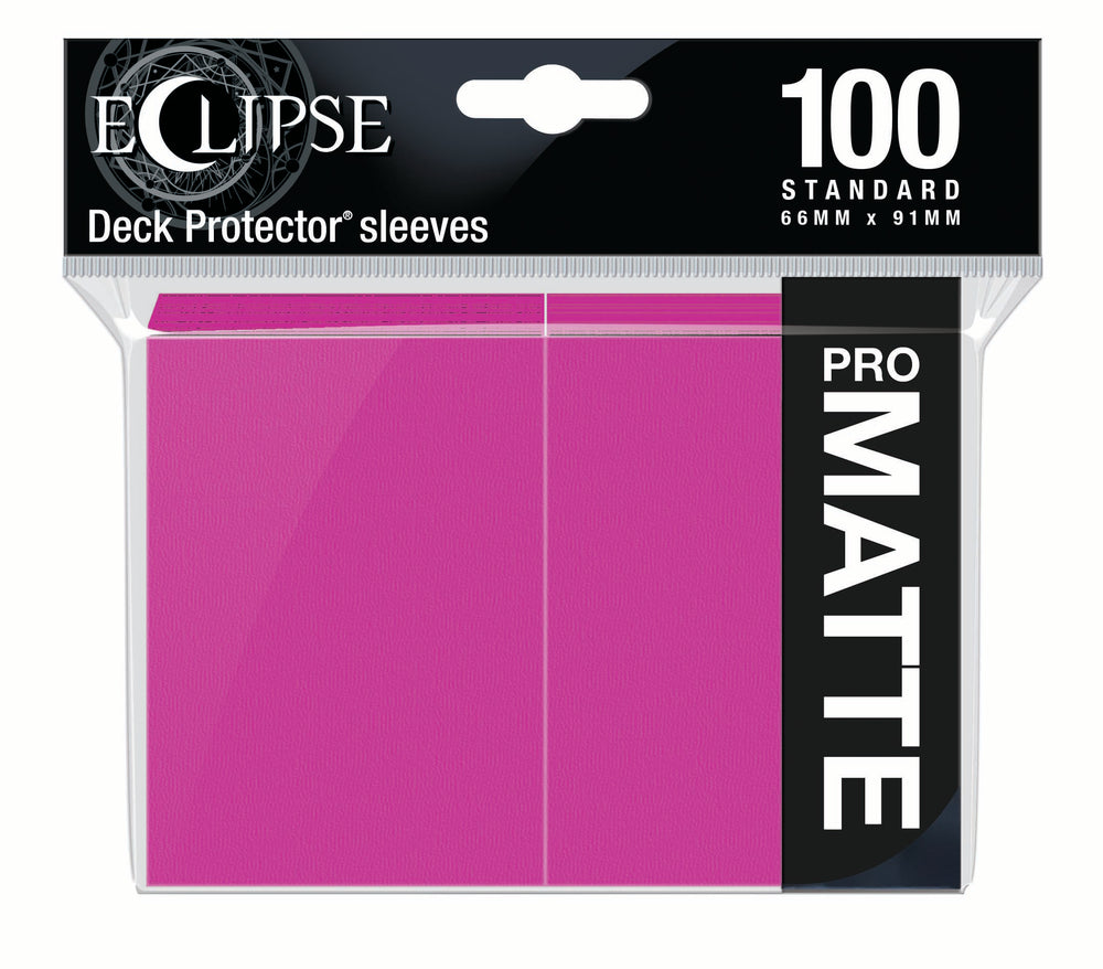 Eclipse Matte Standard Sleeves: Hot Pink (100)