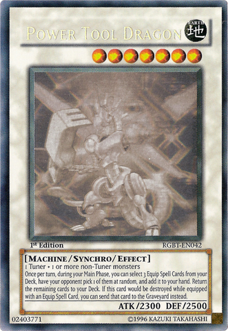 yugioh power tool deck cardcluster you can send that card to the Graveyard instead. Power Tool Dragon" Reviews and