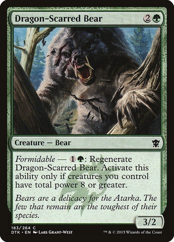 Dragon-Scarred Bear [Dragons of Tarkir]