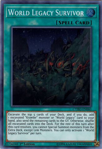 World Legacy Survivor [CYHO-EN060] Super Rare