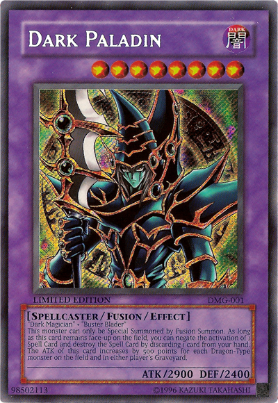 yugioh dark world structure deck release date Dark Paladin [DMG-001] Secret Rare