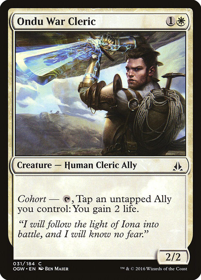 Ondu War Cleric [Oath of the Gatewatch]