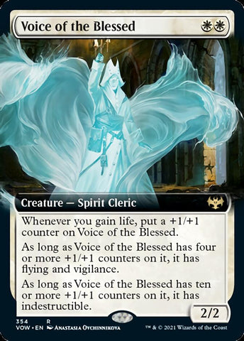 Voice of the Blessed (Extended Art) [Innistrad: Crimson Vow]