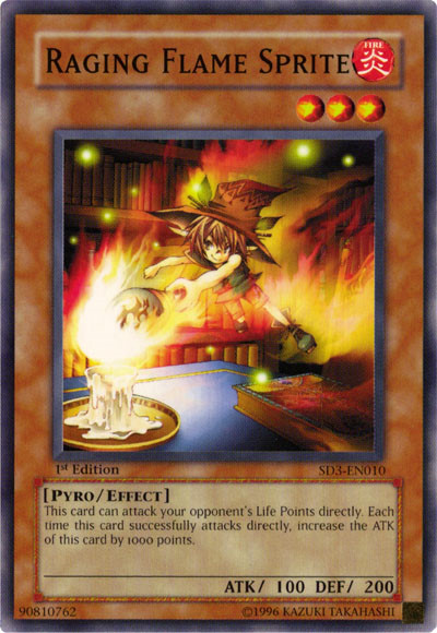 Raging Flame Sprite [SD3-EN010] Common