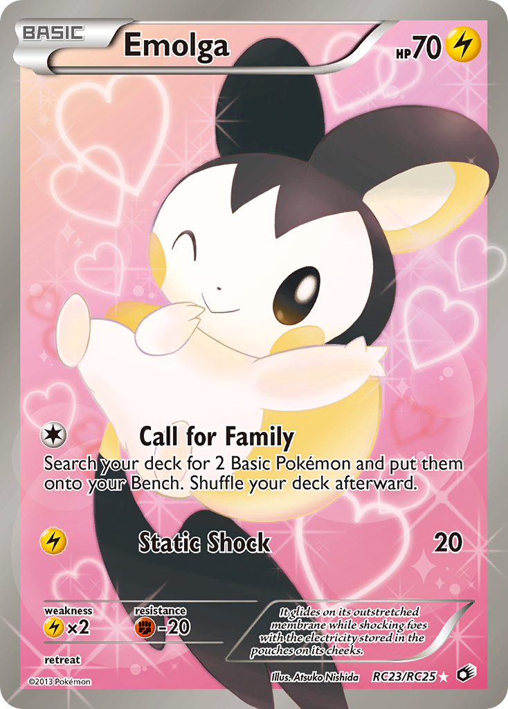 emolga ex pokemon card price (RC23/RC25) [Black & White: Legendary Treasures] Alloy:Supplies Shuffle your deck afterward Magic: The Gathering Card Deck Option:Call for Backup