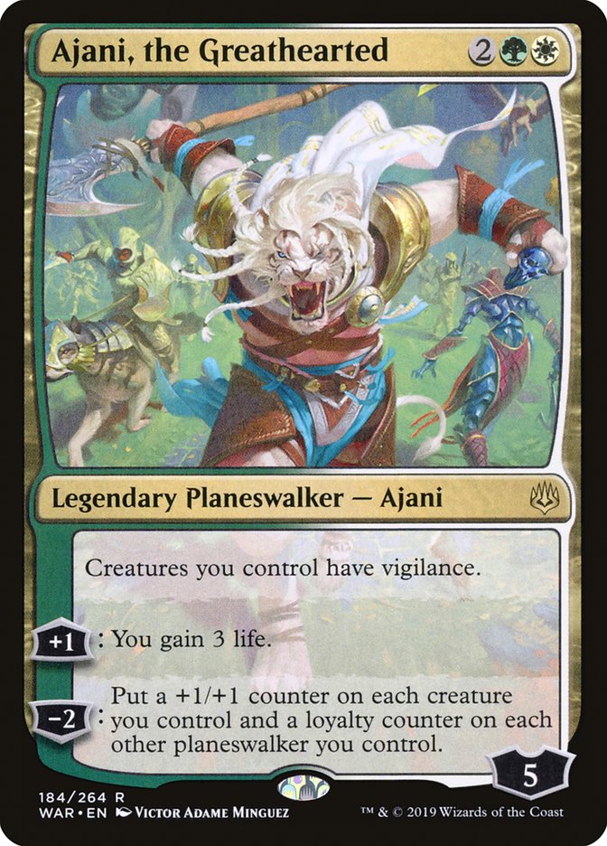mtg ajani cards Magic The Gathering VENGEANT Shards of Alara LP Lightly Played You get an emblem with Whenever you cast a creature or planeswalker spell Ajani, Nacatl Pariah | (Borderless)