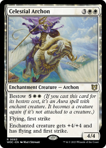 Celestial Archon [Wilds of Eldraine Commander]