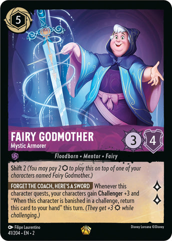 Fairy Godmother - Mystic Armorer (41/204) [Rise of the Floodborn]