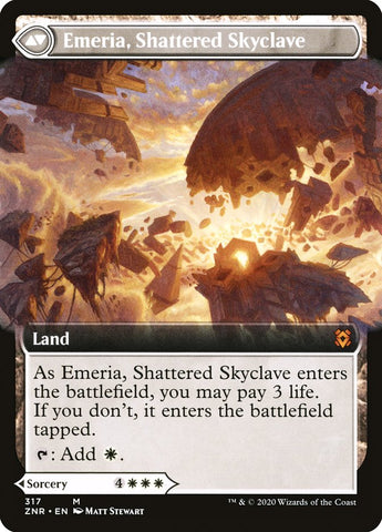 Emeria's Call // Emeria, Shattered Skyclave (Extended Art) [Zendikar Rising]