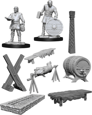 WizKids Deep Cuts Unpainted Miniatures: W13 Vikings