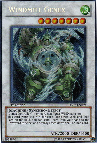 Windmill Genex [HA02-EN059] Secret Rare