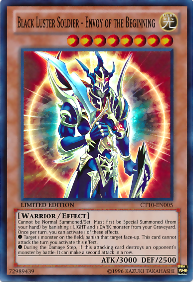 yugioh black luster soldier metal card Black Luster Soldier