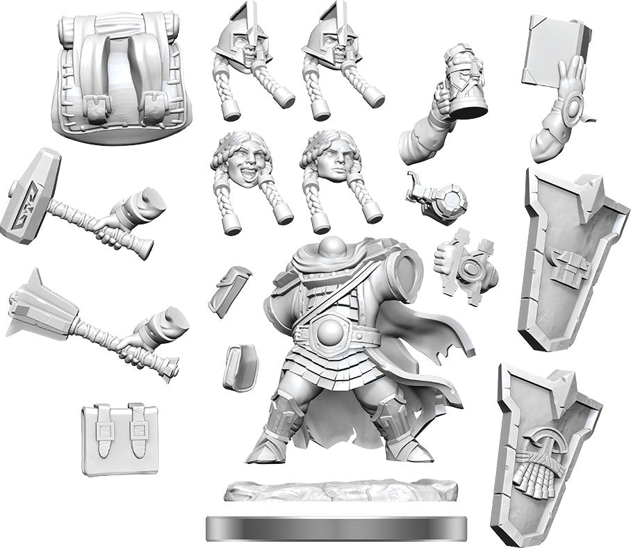 Dungeons and Dragons Frameworks: Dwarf Cleric Female